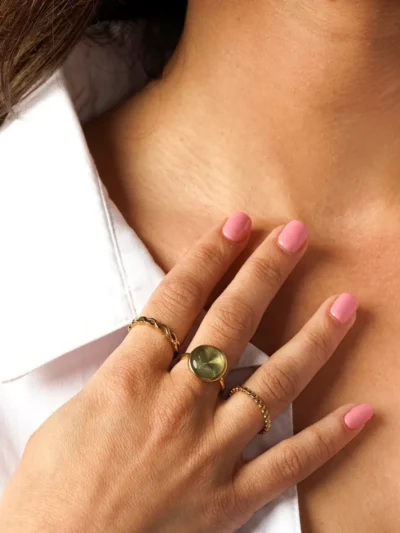 My Bendel My Bendel Gewoven aanschuifring | Goud