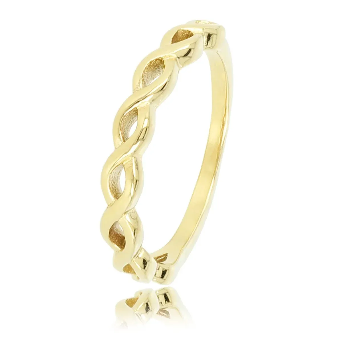 My Bendel Gewoven aanschuifring | Goud 1 My Bendel My Bendel Gewoven aanschuifring | Goud