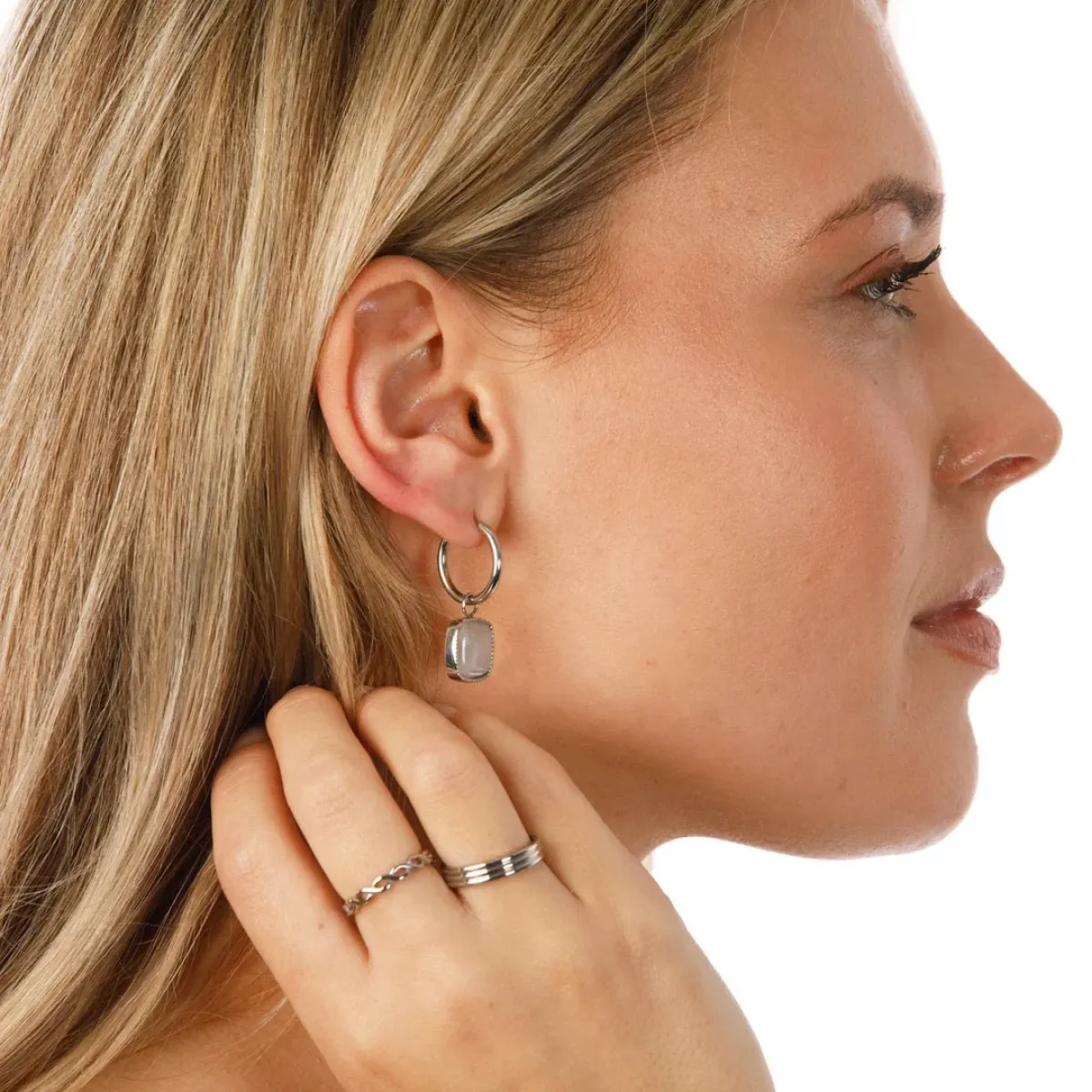 My Bendel Gewoven aanschuifring | Zilver 2 My Bendel My Bendel Gewoven aanschuifring | Zilver
