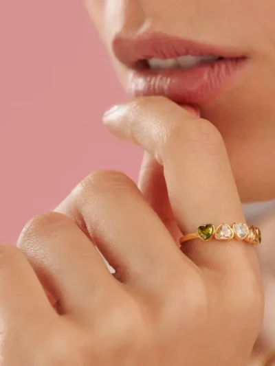 My Bendel My Bendel Hartjes Ring Verschillende | Goud