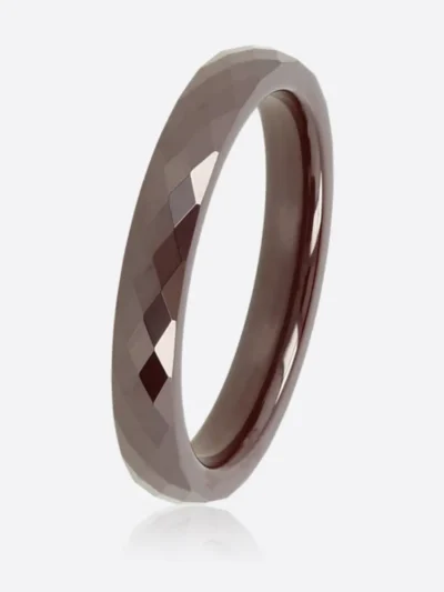 My Bendel My Bendel Keramieken Ring Bruin | Bruin