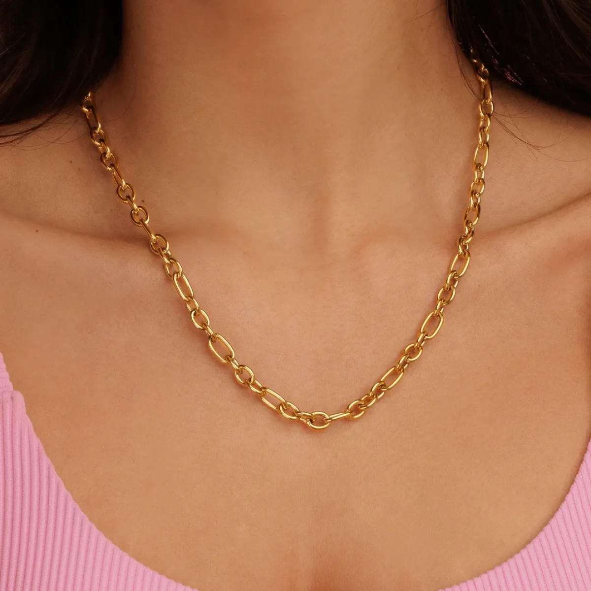 My Bendel Ketting Ronde Ovale Schakels | Goud 2 My Bendel My Bendel Ketting Ronde Ovale Schakels | Goud