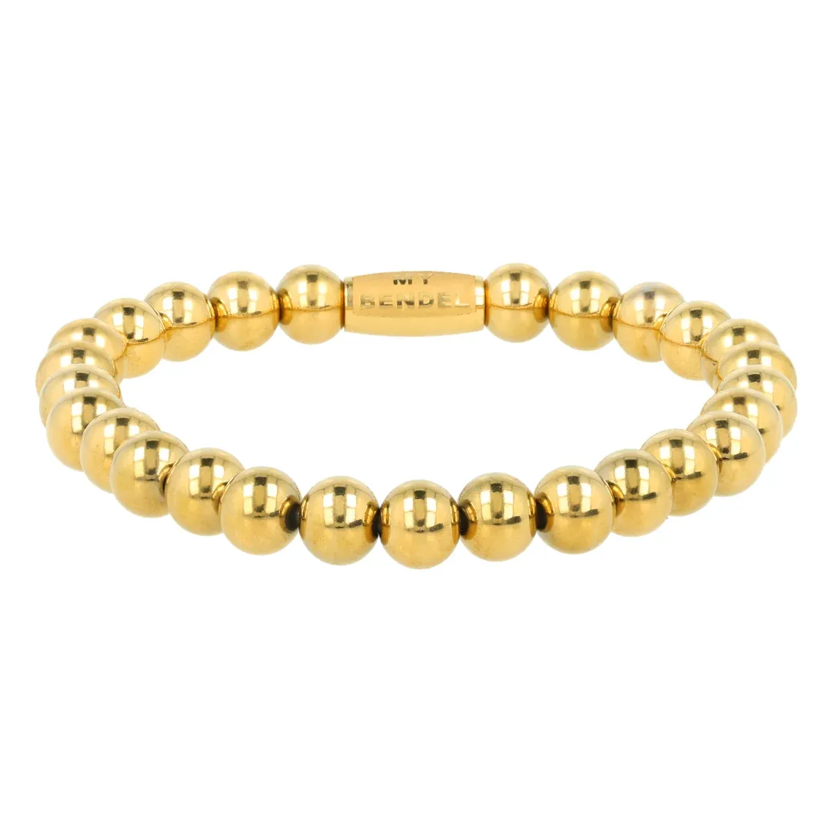 My Bendel Kralenarmband 6 mm | Goud 1 My Bendel My Bendel Kralenarmband 6 mm | Goud