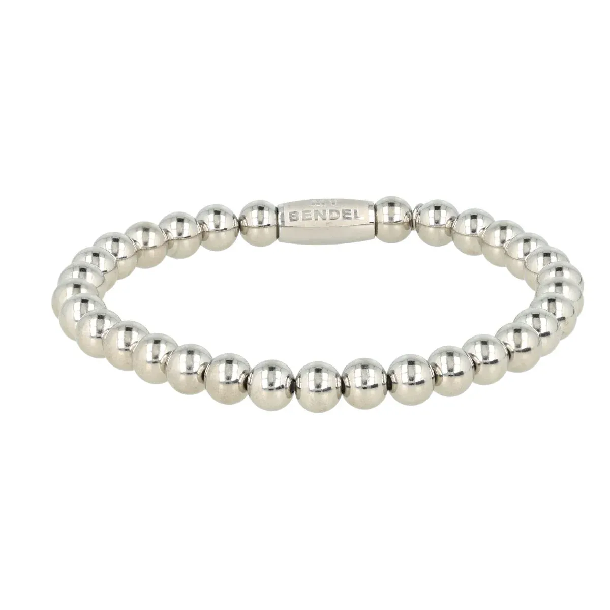My Bendel Kralenarmband 6 mm | Zilver 1 My Bendel My Bendel Kralenarmband 6 mm | Zilver