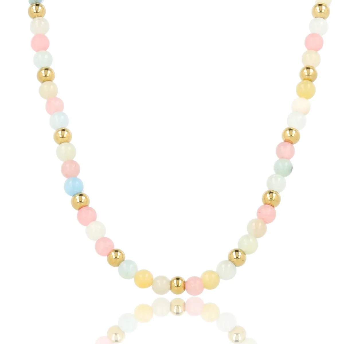 My Bendel Kralenketting Edelstenen | Goud 1 My Bendel My Bendel Kralenketting Edelstenen | Goud