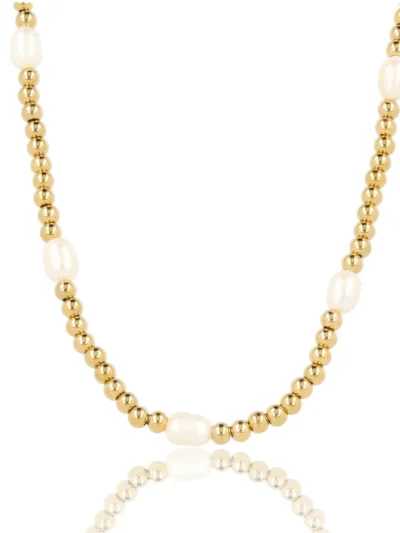 My Bendel My Bendel Kralenketting Zoetwater Parels | Goud