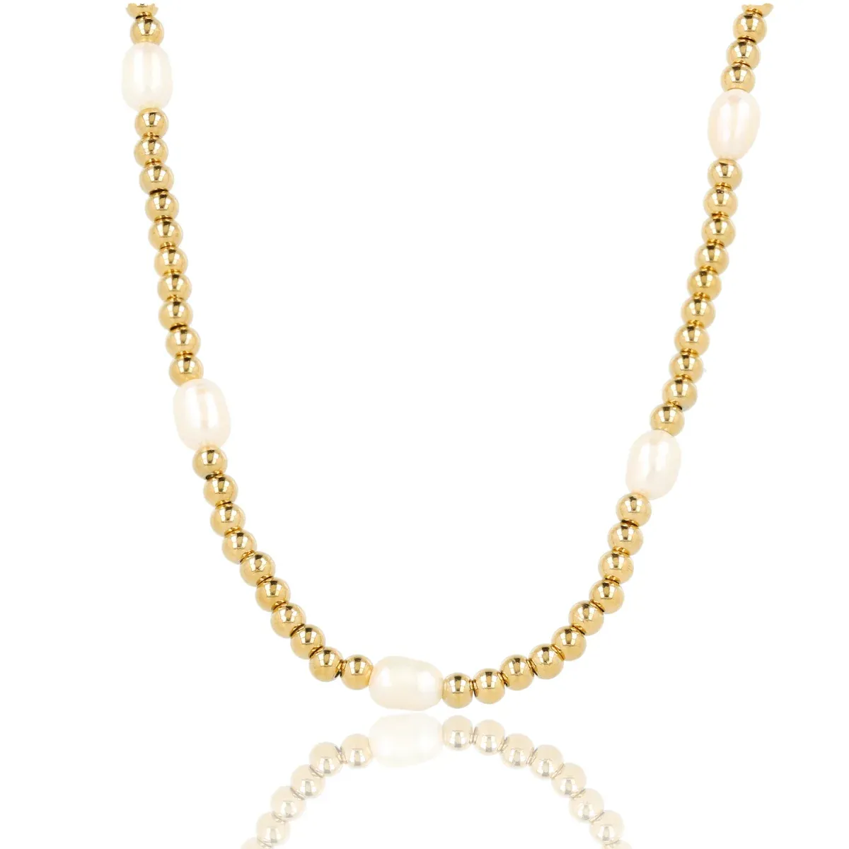 My Bendel Kralenketting Zoetwater Parels | Goud 1 My Bendel My Bendel Kralenketting Zoetwater Parels | Goud