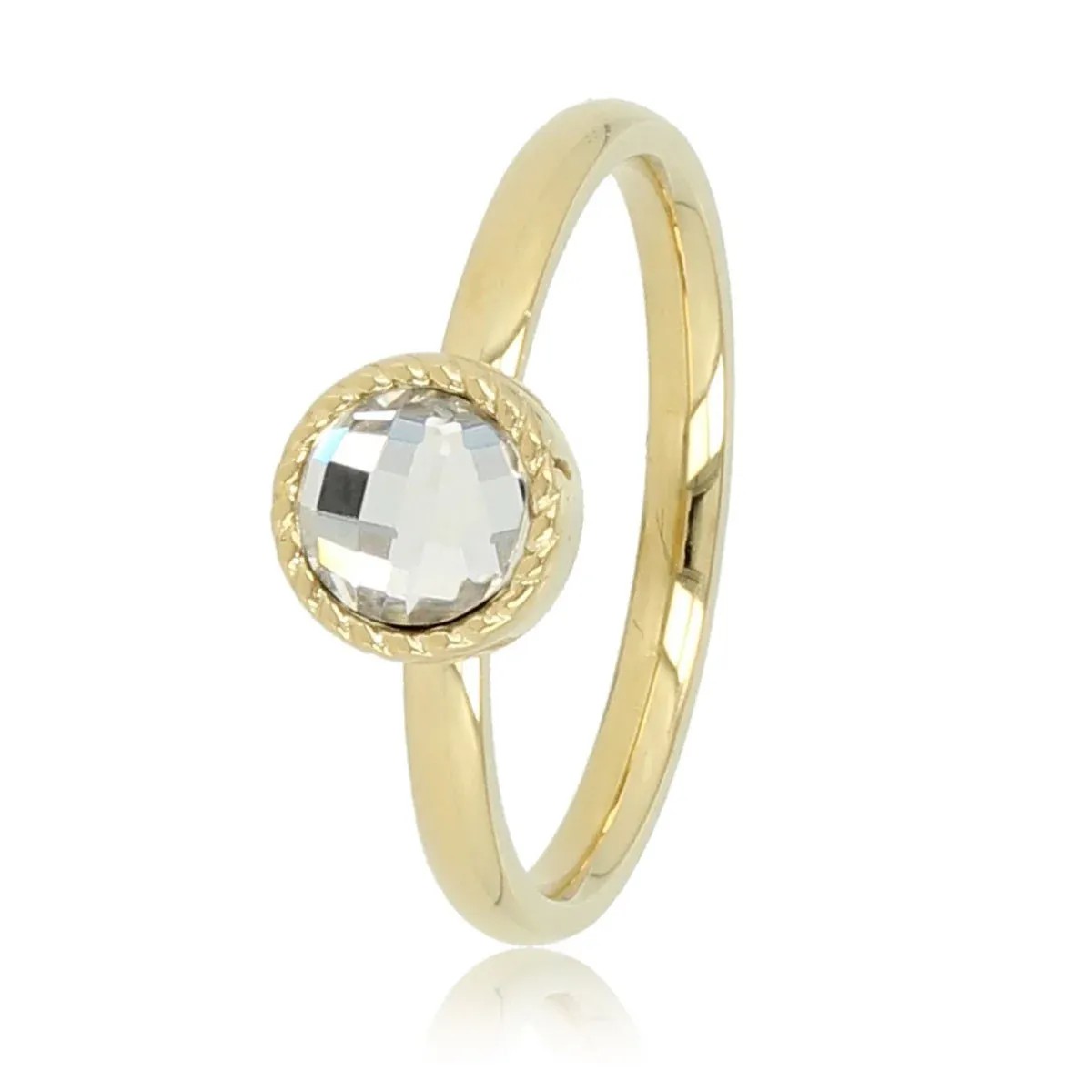 My Bendel Ring kristal glassteen | Goud 1 My Bendel My Bendel Ring kristal glassteen | Goud