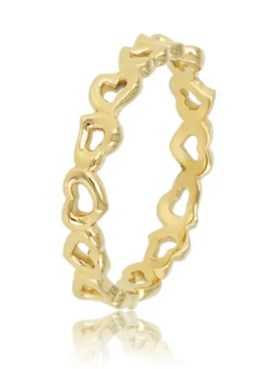 My Bendel My Bendel Ring met hartje | Goud