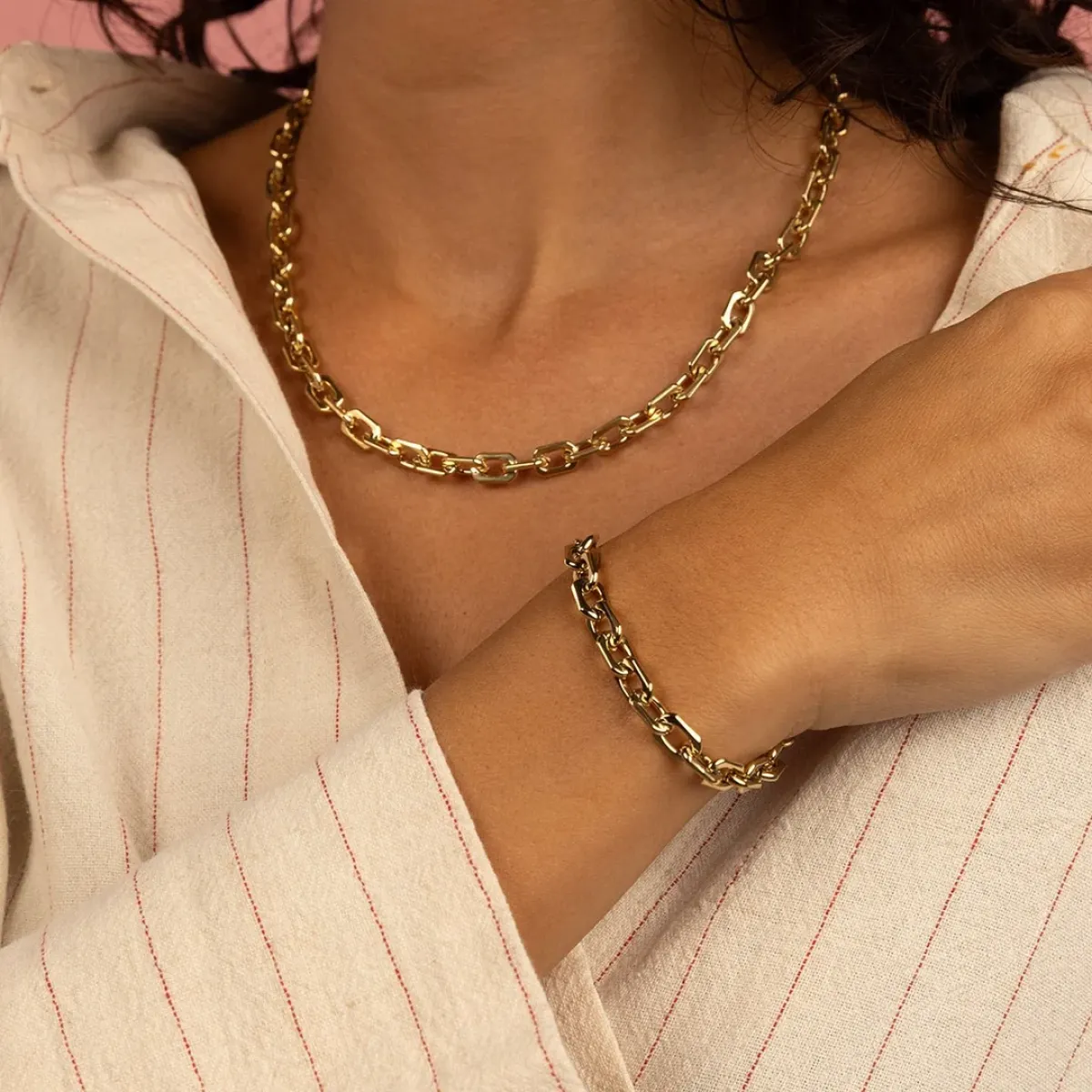 My Bendel Schakelarmband | Goud 2 My Bendel My Bendel Schakelarmband | Goud