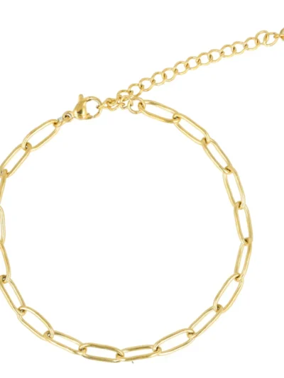 My Bendel My Bendel Schakelarmband Ovale Schakels | Goud