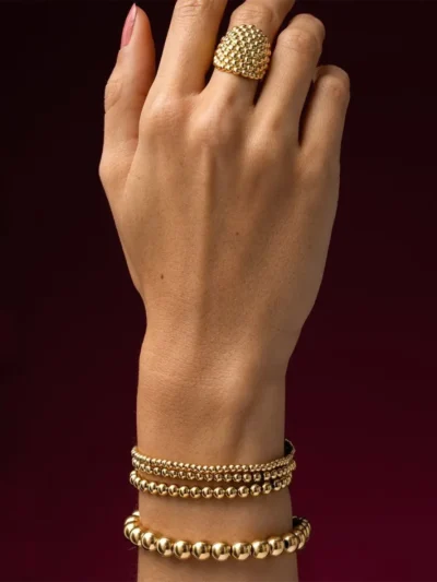 My Bendel My Bendel Statement Ring Bolletjes | Goud