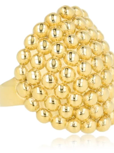 My Bendel My Bendel Statement Ring Bolletjes | Goud