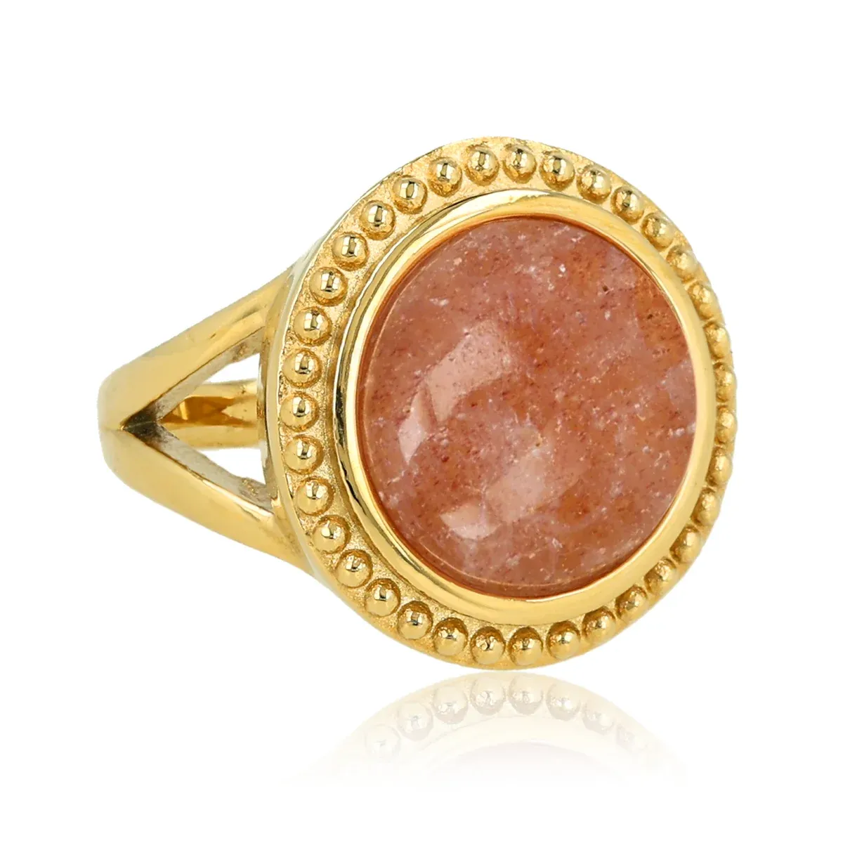My Bendel Vintage ring Berry Quartz | Goud 1 My Bendel My Bendel Vintage ring Berry Quartz | Goud