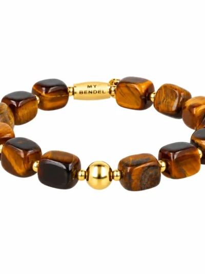 My Bendel My Bendel Bold Armband Tiger Eye | Goud