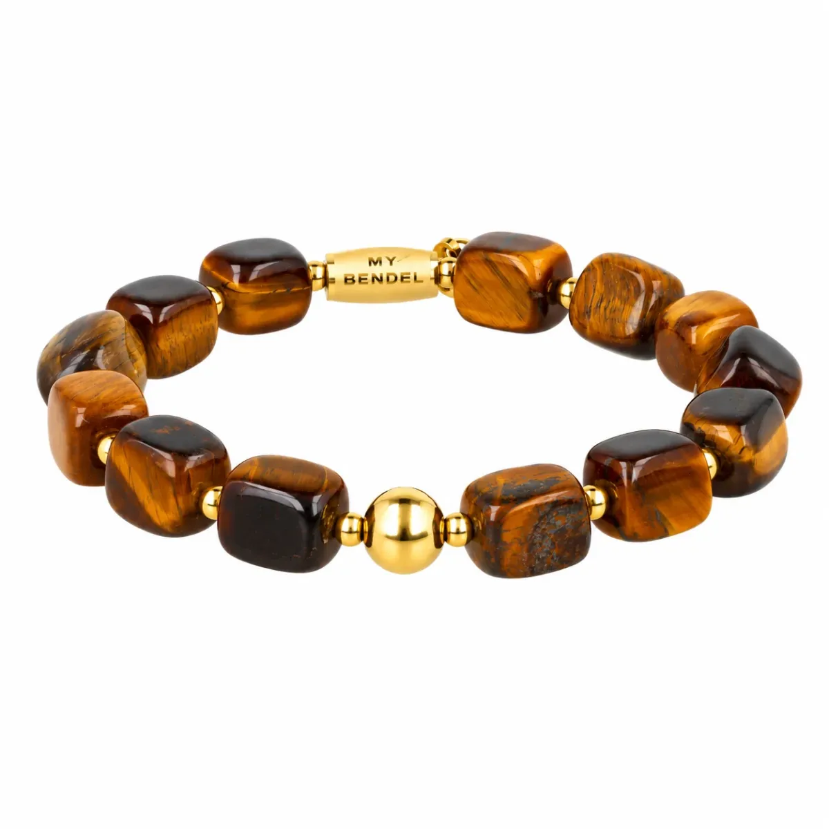 My Bendel My Bendel Bold Armband Tiger Eye | Goud