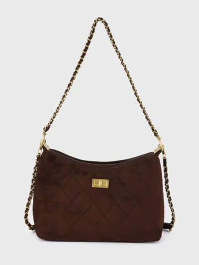 Sunsetfashio Sunsetfashio Schoudertas met pattern | Bruin