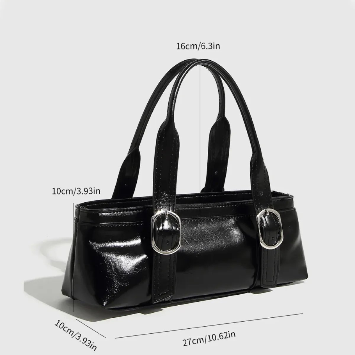 Yehwang Casual Handtas Klein | Zwart 4 Yehwang Yehwang Casual Handtas Klein | Zwart